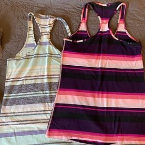 2 Lululemon Cool Racerback tanks sz 10